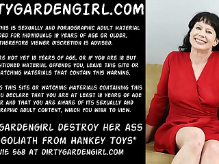 Dirtygardengirl destroy say no to exasperation with goliath from mr hankey toys